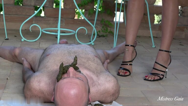 Shitting in his dirty mouth is their favorite pastime