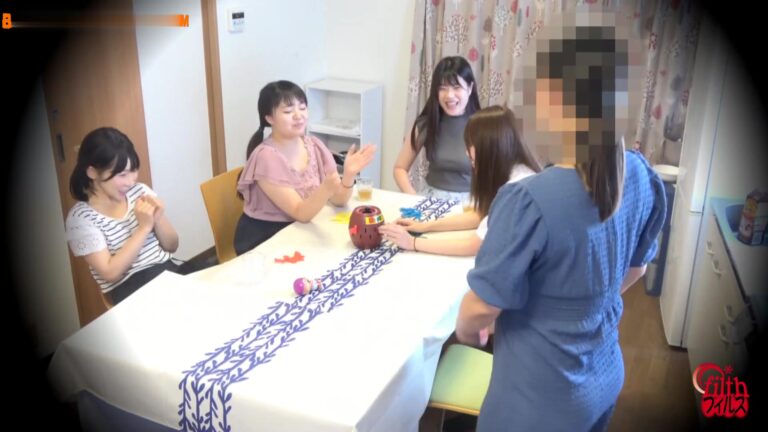 Asian girls eating and pooping in the toilet  at work