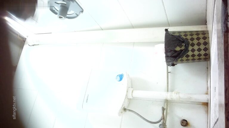 Cute asian peeing   hidden camera in the public toilet